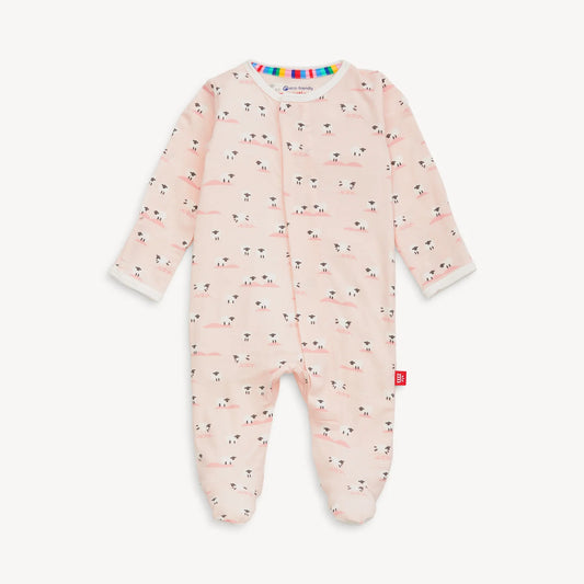 Baa Baa Baby - Pink Magnetic Footie