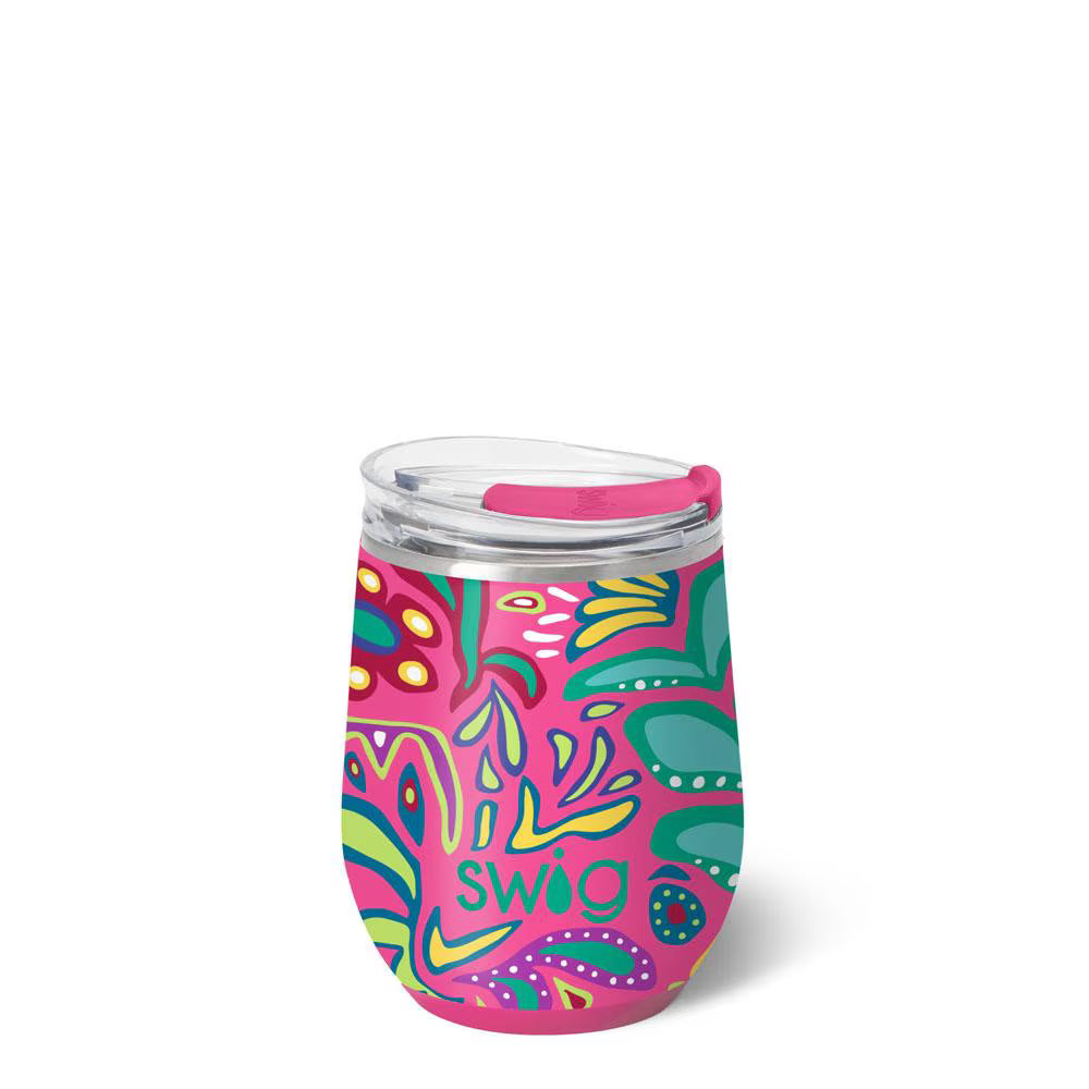 Flora Rosa Stemless Wine Cup 12oz