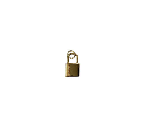 Shiny Gold Lock Charm
