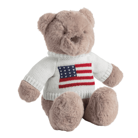 Flag Sweater Bear Plush