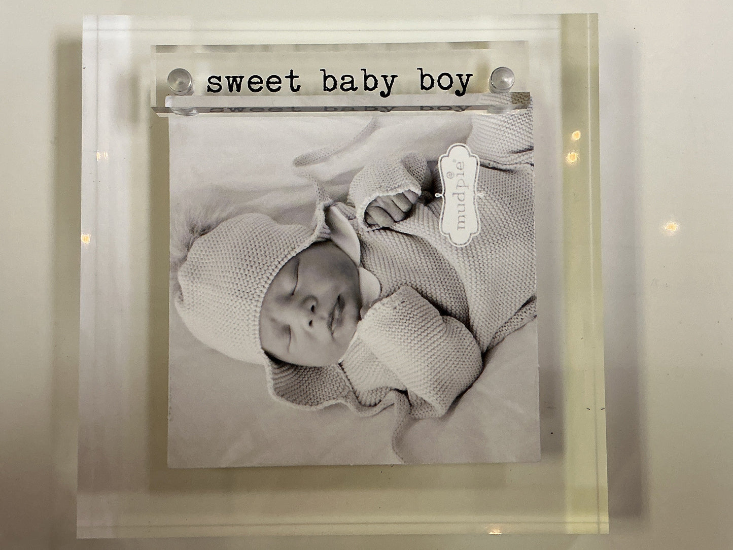 Sweet Baby Boy Mini Acrylic Frame