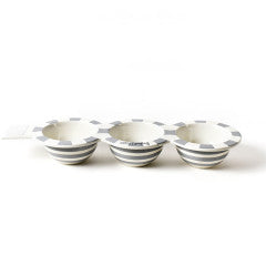 Mini Trio Bowl, Stone Stripe - Final Sale