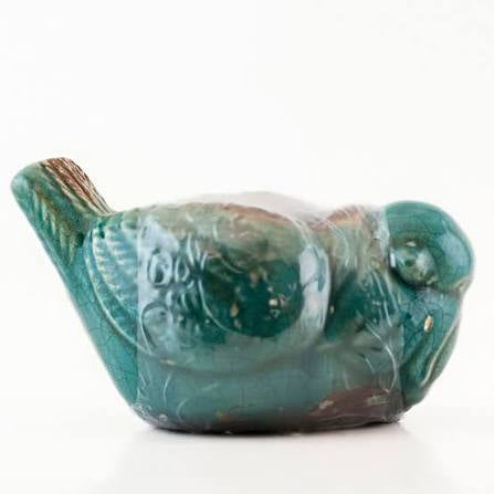 Lavender & Lemongrass, Pottery Bird Candle