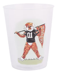 Auburn Mascot Frosted Cups Set Of 8