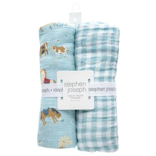 Muslin Blanket Set, Western