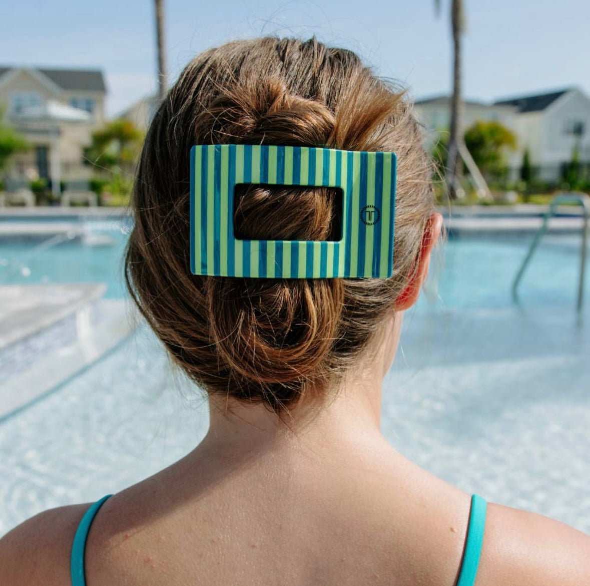 Cabana Cutie Flat Rectangle Clip Large