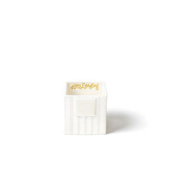 Mini Nesting Cube Small White Stripe