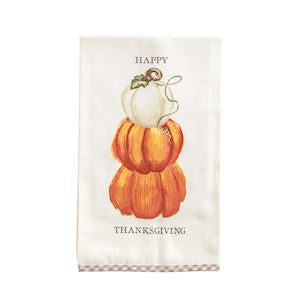 Happy Thanks Printed Towel