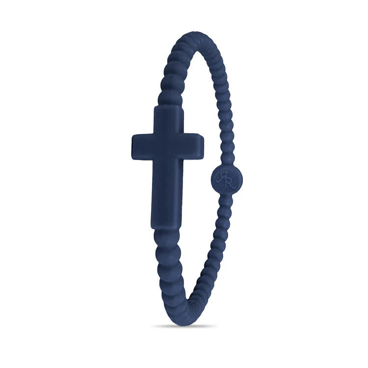 Small Jesus Bracelet Navy