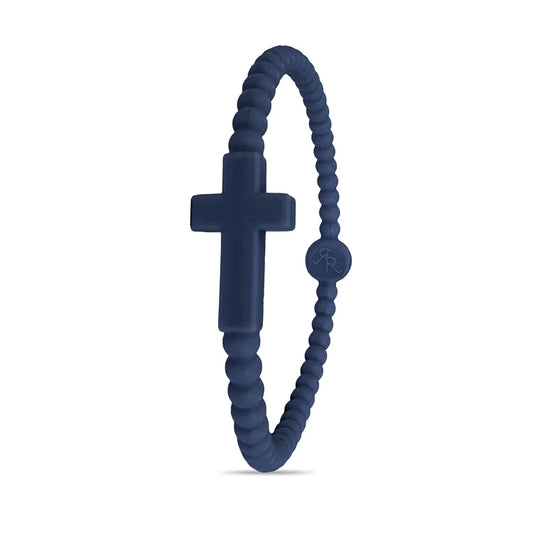 Small Jesus Bracelet Navy
