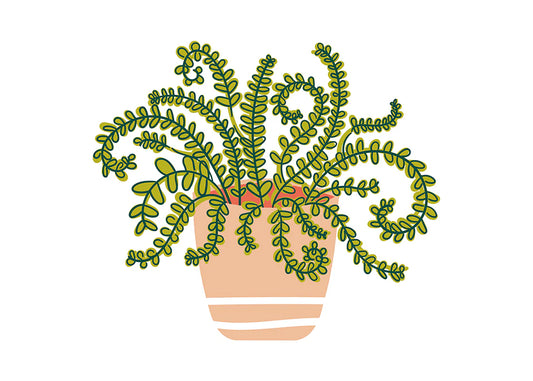 Attachelor Happy Houseplant Big Attachment