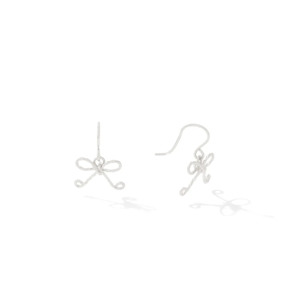 All Wrapped Up Earrings, Silver