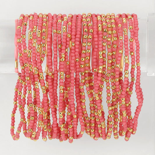 Beaded Bracelet, Rose