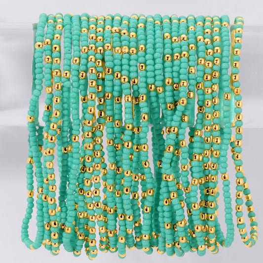 Beaded Bracelet, Aquamarine