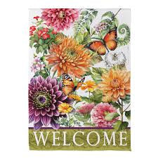Dahlia Botanica Suede Garden Flag
