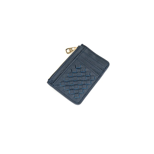 Keychain Wallet, Navy & Gold