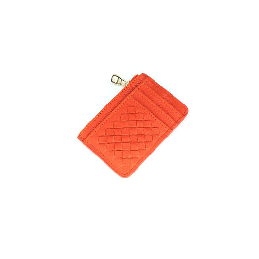 Keychain Wallet, Orange & Gold