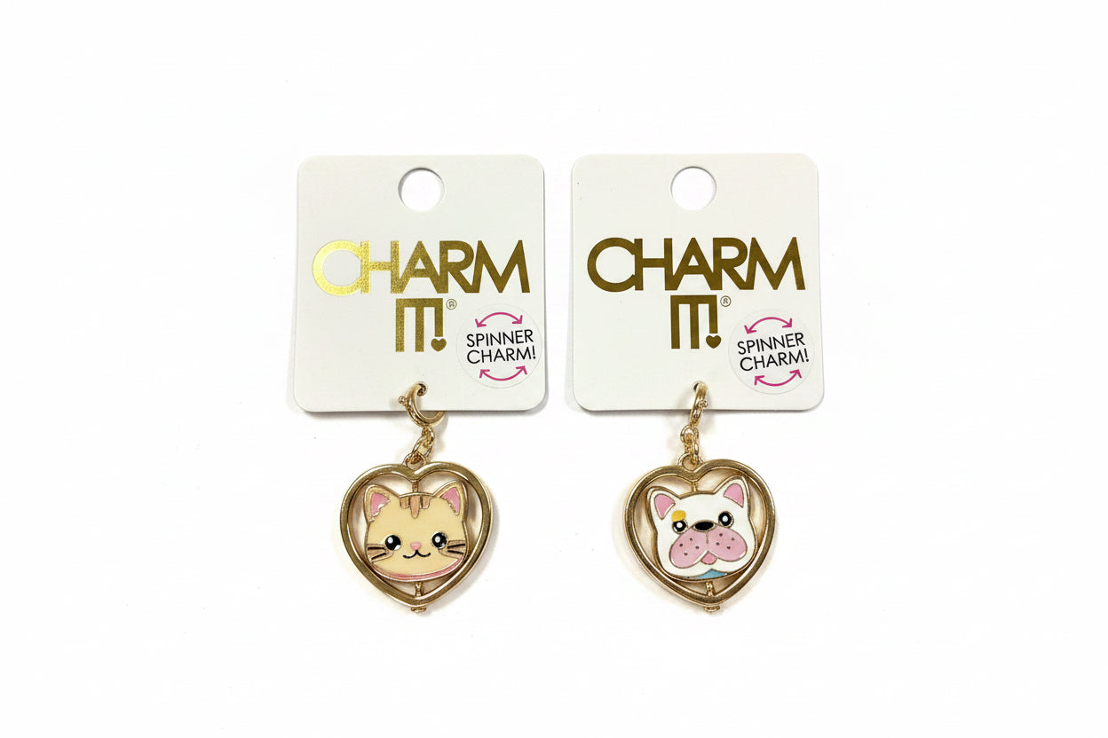 Gold Cat & Dog Spinner