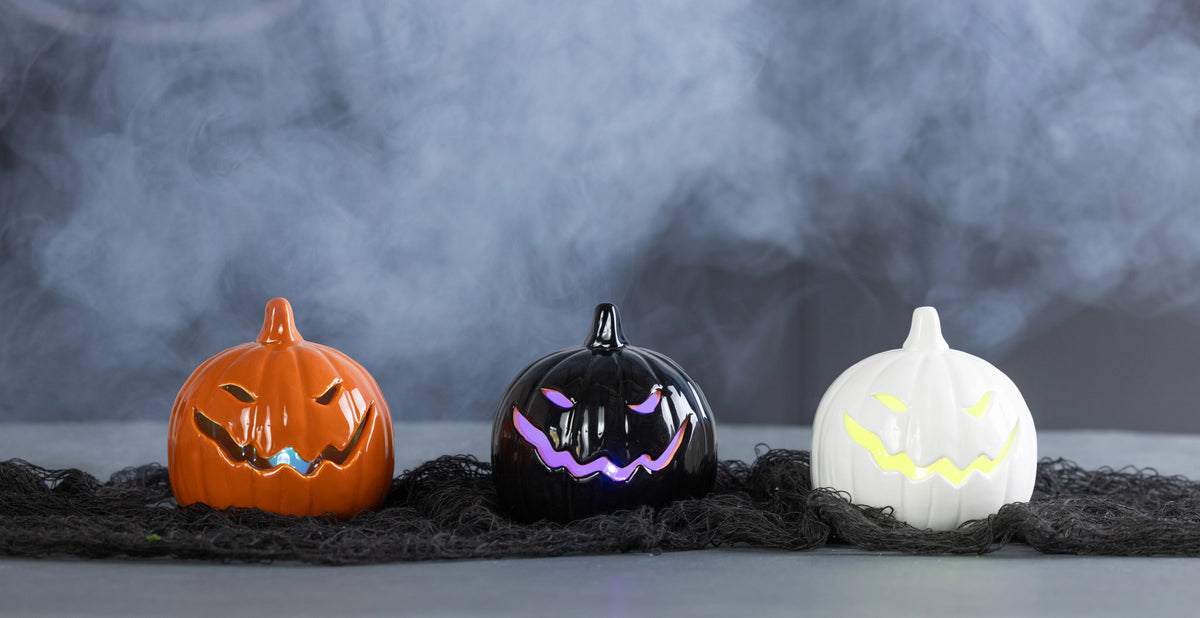 Light Up Scary Pumpkin, Assorted Colors