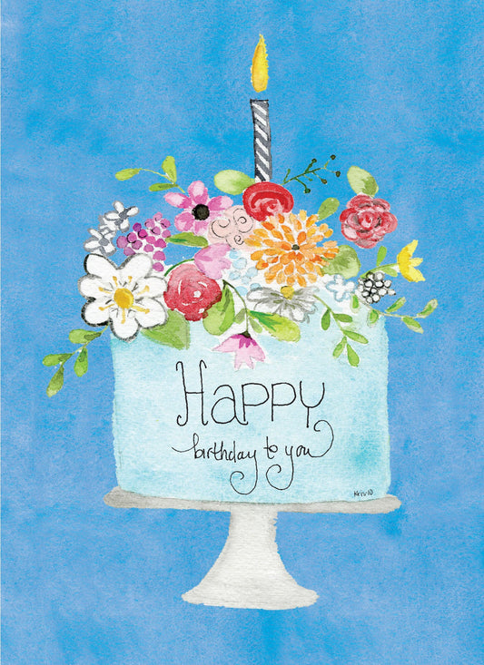 Card, Birthday Cake Bouquet BC485