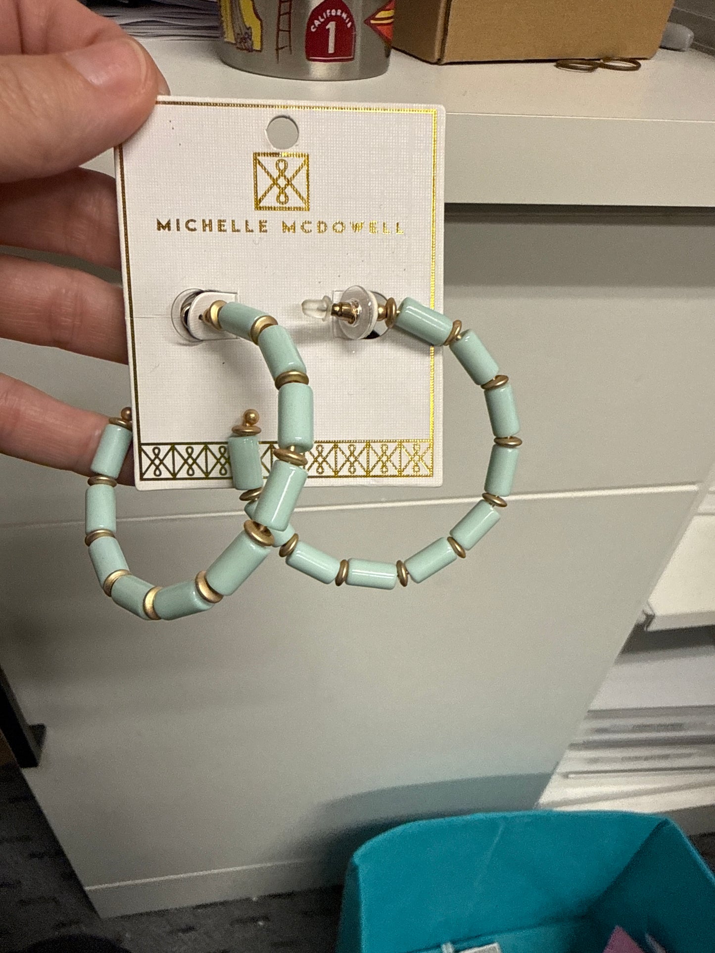 Mint Earrings Cara