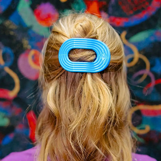 Miami Vice Flat Round Hair Clip Medium