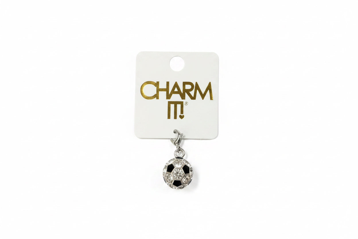 Sparkle Soccer Ball Charm