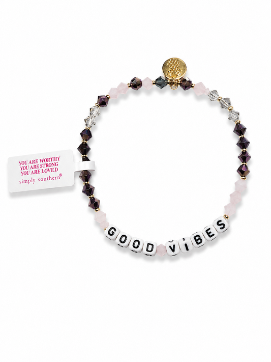 Beaded Bracelet, Good Vibes