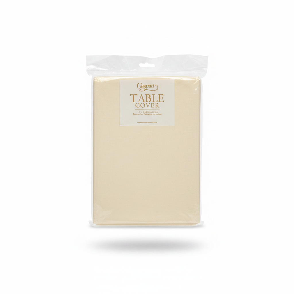 Ivory Paper Linen Banquet Tablecover