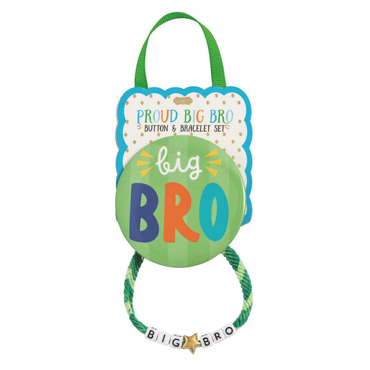 Green Sibling Bracelet Button Set