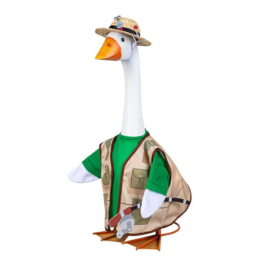 Porch Goose Outfit, Go Fishing