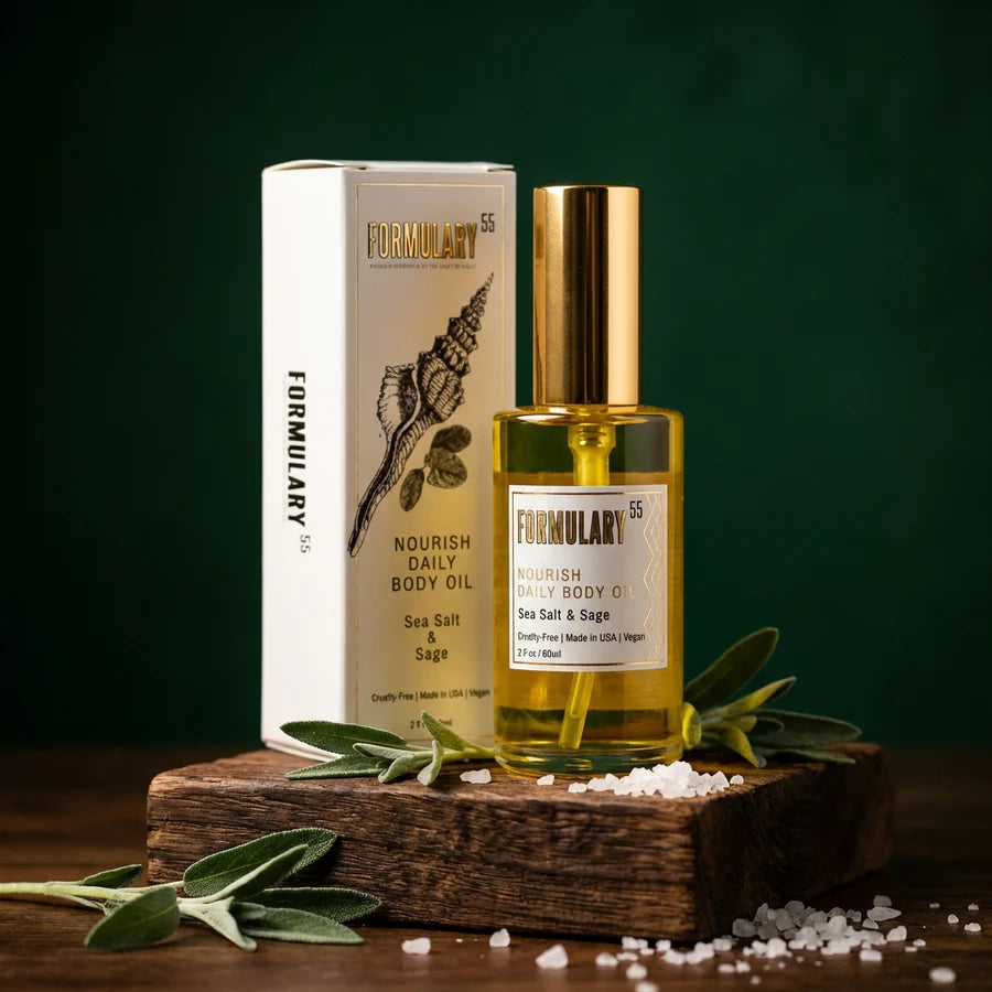 Nourish Daily Body Oil - Sea Salt & Sage