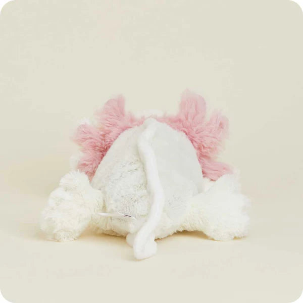 Pink Axolotl Warmies Junior