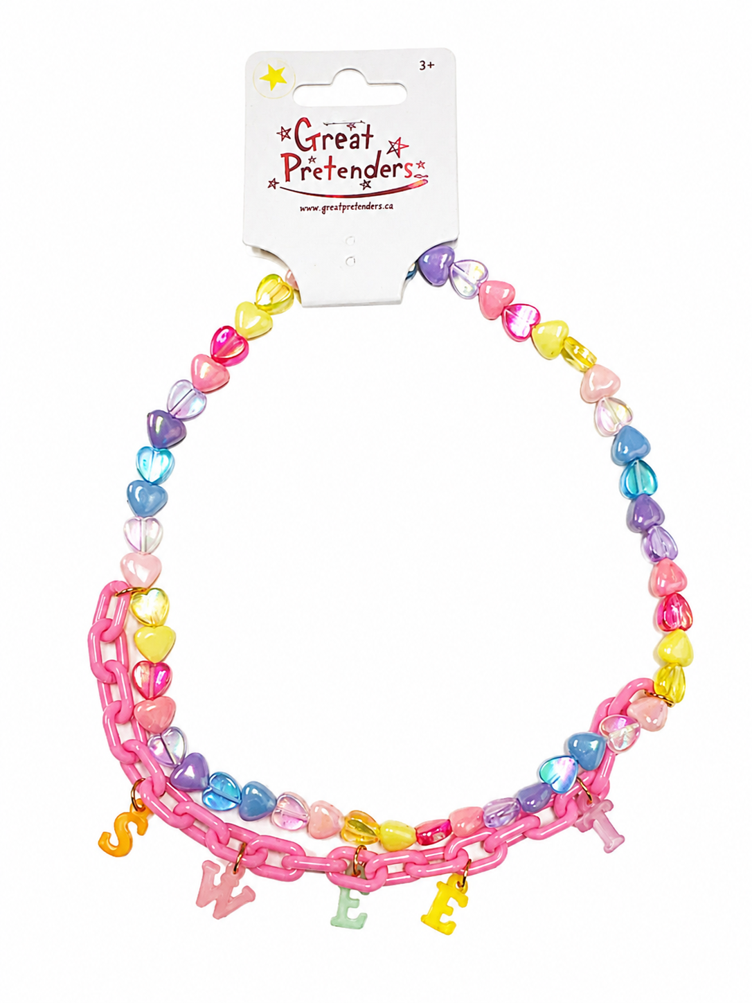 Sweet Heart Necklace, Assorted Colors