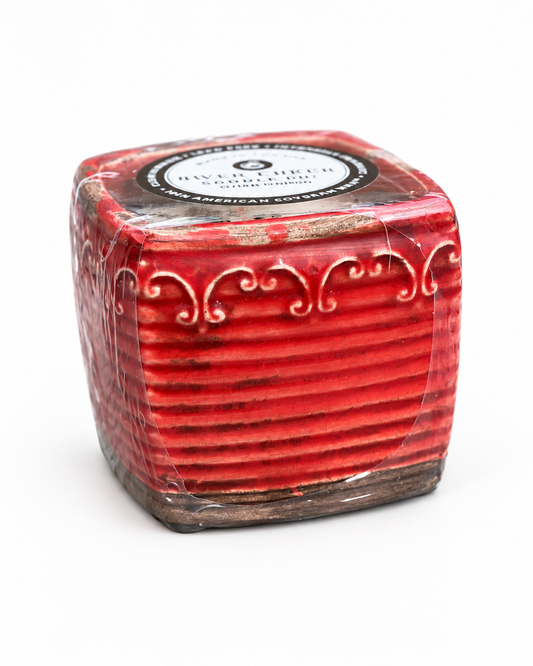 Warm Cinnamon Buns, Vintage Square Pot