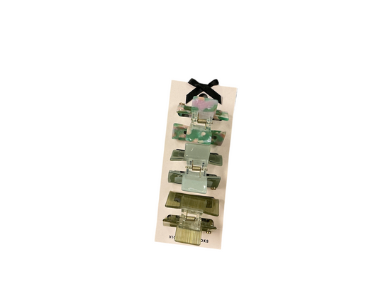 Petite Hair Claw Trio - Mint