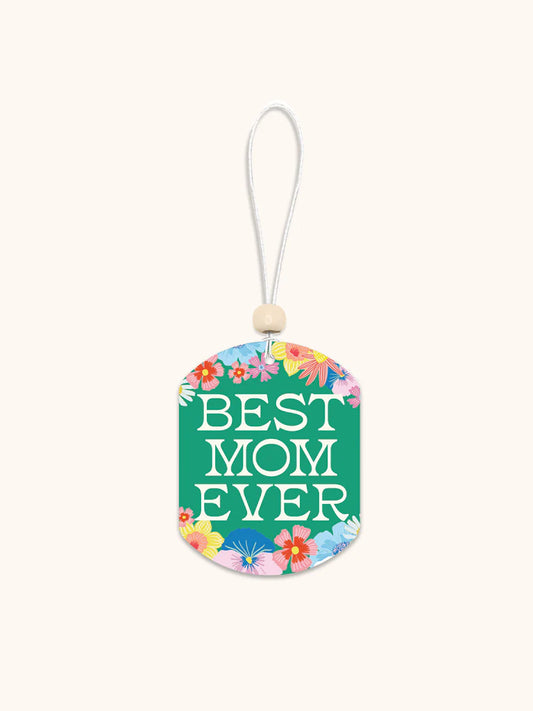 Best Mom Ever Flowers, Car Air Freshener Set of 2