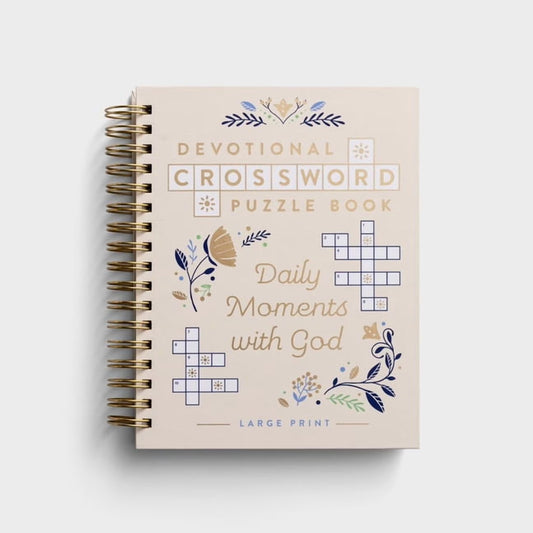 Devotional Crossword Book - Daily Moments With God