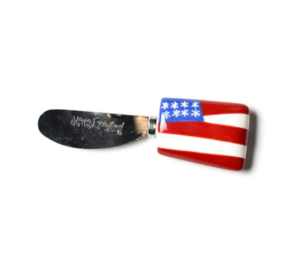 Flag Embellished Appetizer Spreader