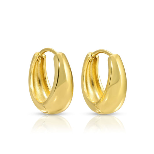 Simple narrow to wide huggie