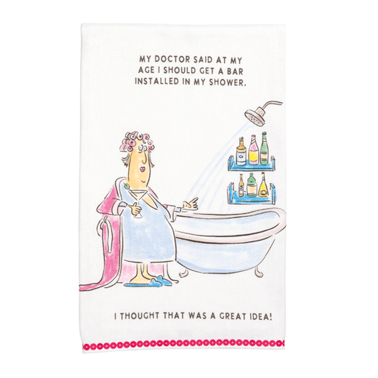 Shower Birthday Sequin Towel