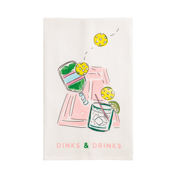 Dinks & Drinks Pickleball Towel