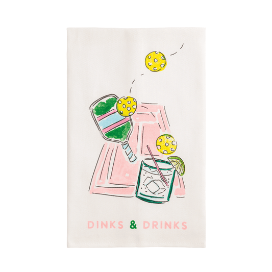 Dinks & Drinks Pickleball Towel