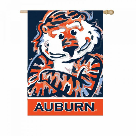 Auburn University Suede House Flag