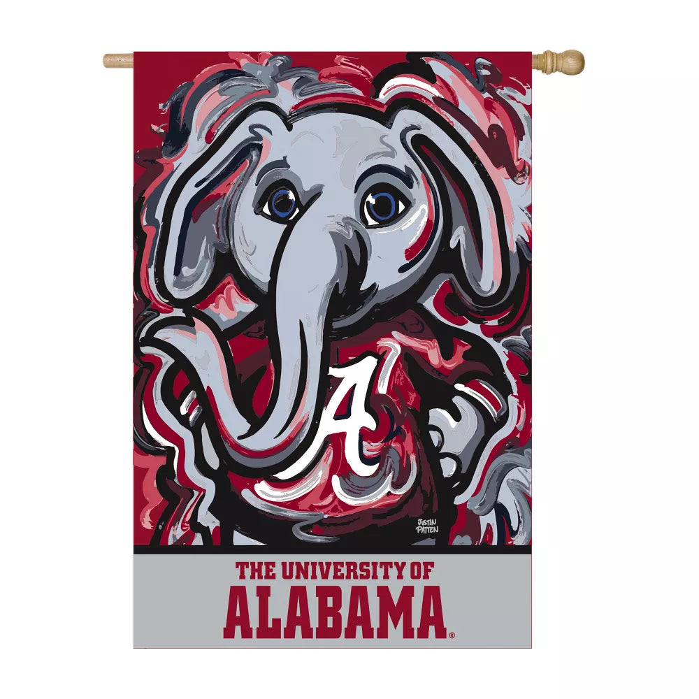 Alabama Big AL House Suede Flag