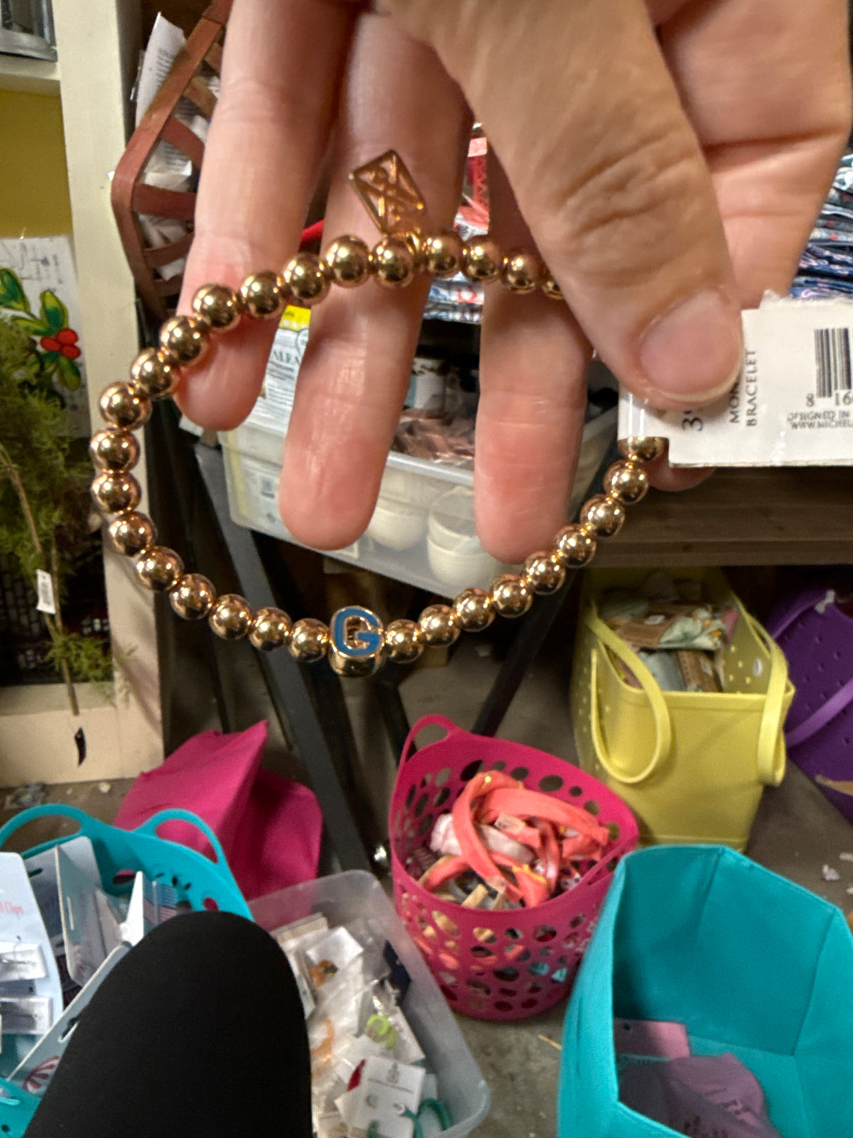 Monica Initial G Bracelet