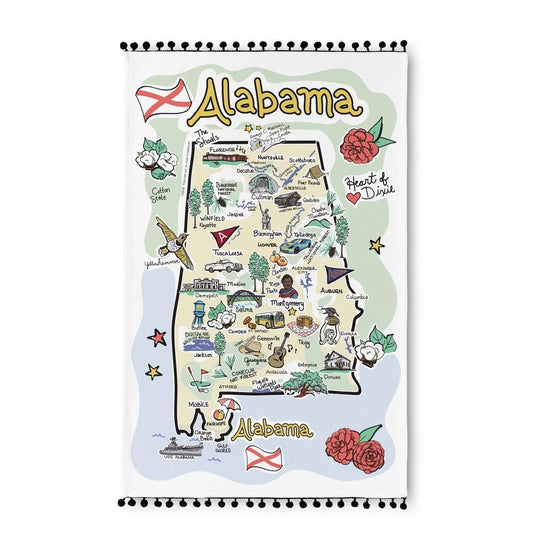 Alabama Tea Towel