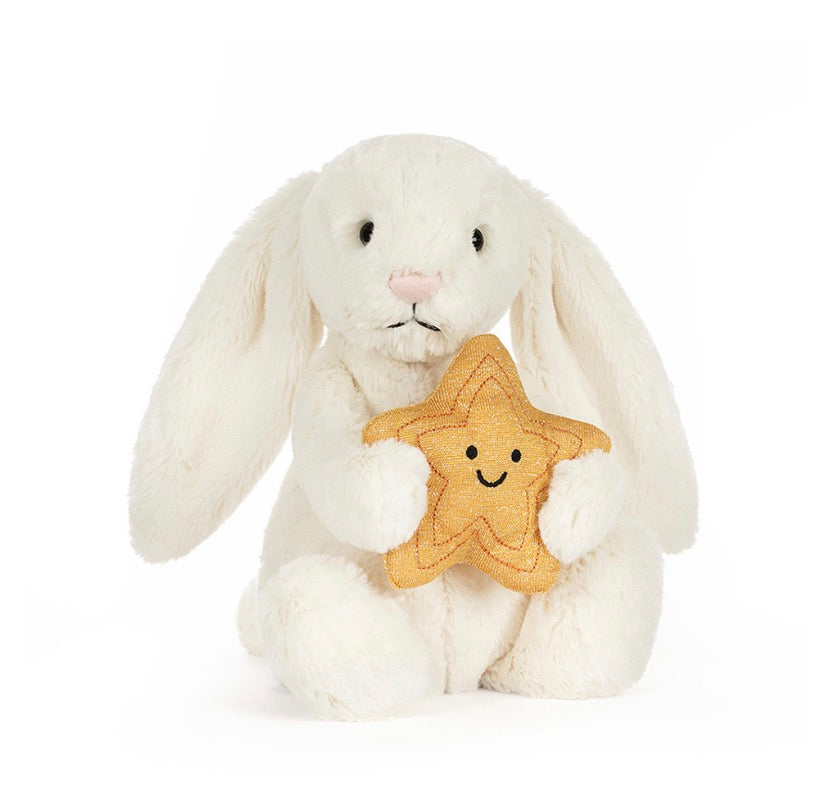 Cream Bunny with Star