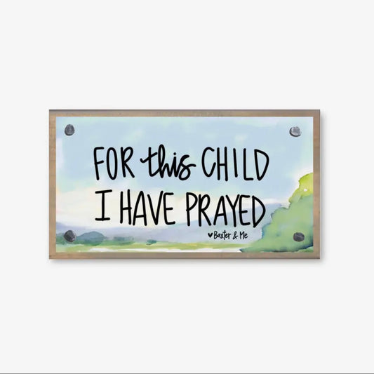 For this Child Watercolor Happy Block 