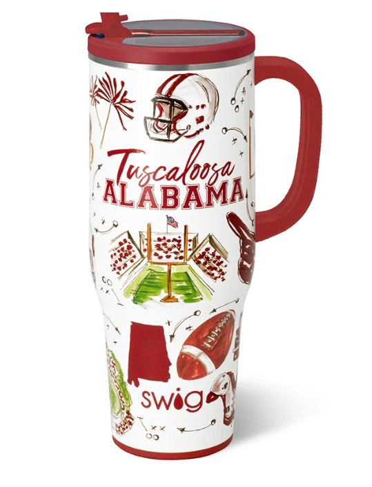 Tailgates in Tuscaloosa Mega Mug 40oz